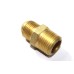 Brass Flare Nipple Hex Adapter NPT Male Connector Compression Fittings.
